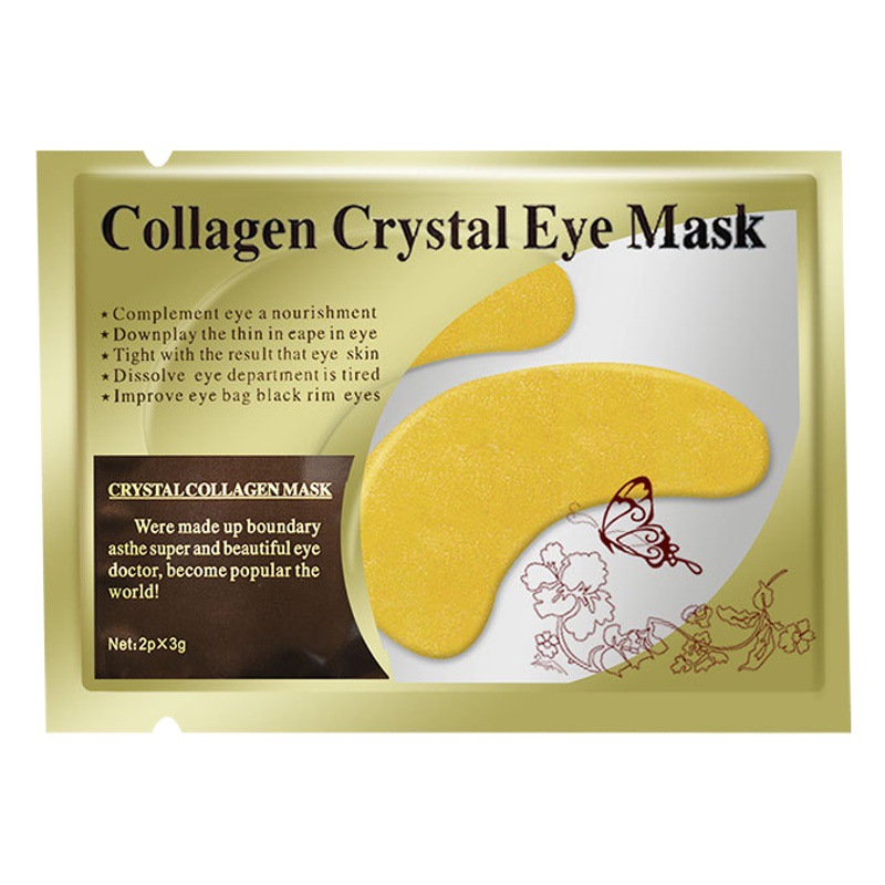 Collagen factory wholesale crystal eye mask gold eye mask desalination eye mask eye pattern moisturizing eye mask