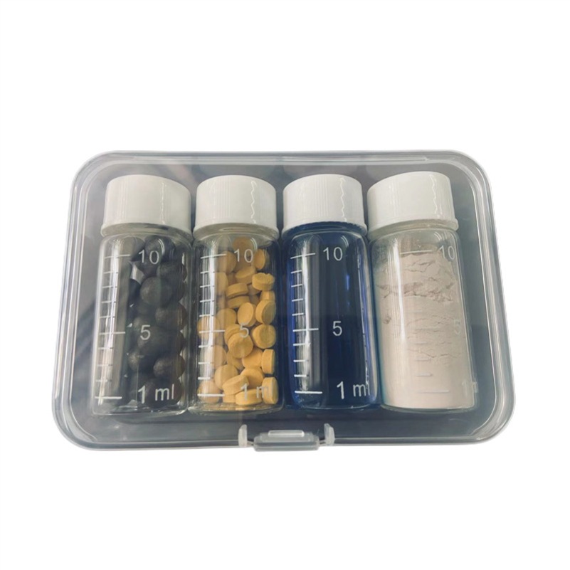Bottle, glass powder, handheld transparent small container