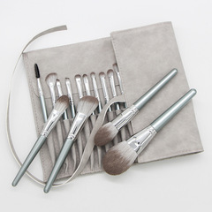 Lily's Initial 14-Piece Makeup Brush Set Includes Setting Powder Eyeshadow Foundation Blush Highlight Concealer Brushes and Beauty Tools