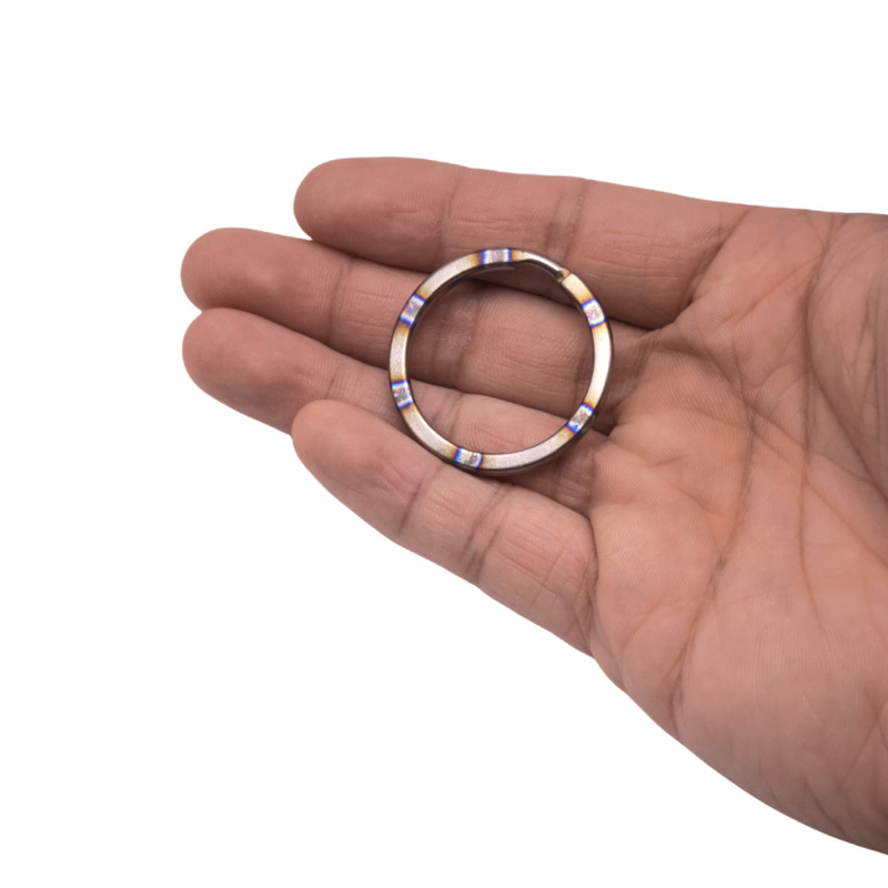 チタン合金キーホルダーキーリング純チタンキーホルダーメーカー卸売り10-35mm多目的錆びないリング|undefined