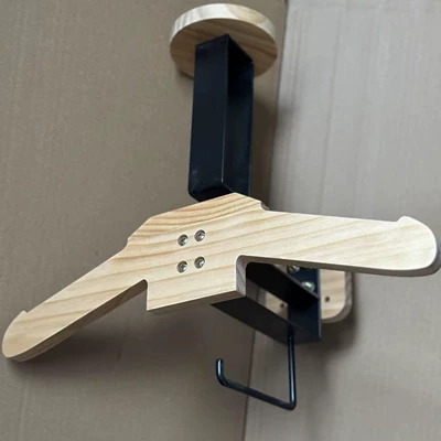 Cross-border best-selling wooden helmet rack, Motosiklet dəbilqə rəfləri - style-two