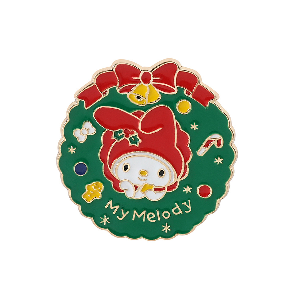 Venta caliente cien Sanrio serie de metal broche de dibujos animados coolomi Yugui perro KT gato todo-fósforo de moda insignia