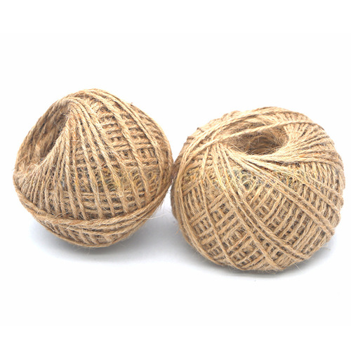 Handmade thick and thin natural jute rope, yellow jute rope for retro decorative lighting, rope for cat tree hangers