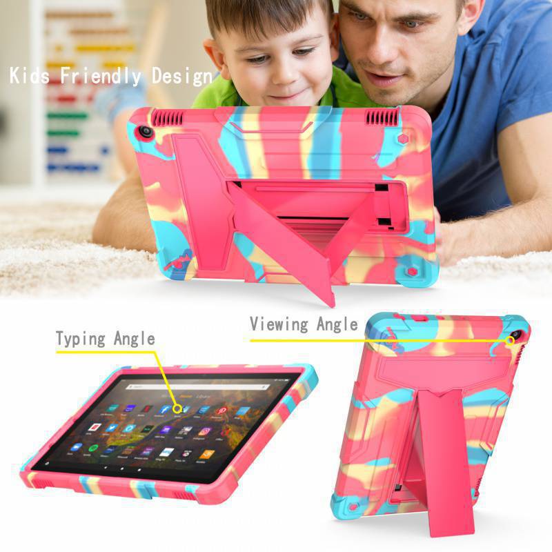 For kindle Fire HD10 2021 HD10PLUS tablet protective case bracket anti-fall case