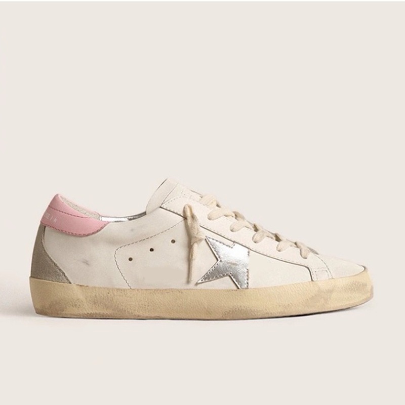Coreano 2026 cuero hecho viejos zapatos sucios pareja zapatos de estrellas sucios zapatos casuales de moda de skate zapatos blancos pequeños
