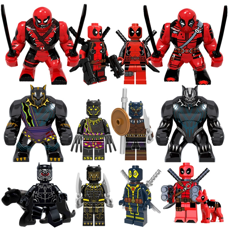 Lego, Мстители, конструктор, деревянный человек, минифигурки, игрушка, Marvel, паук, Железный человек
