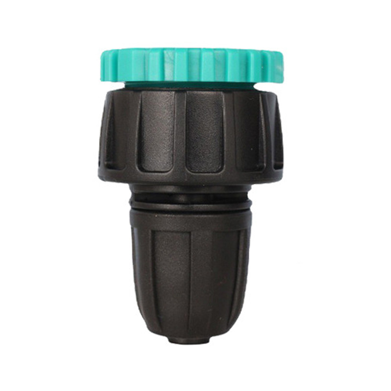 Cabeza de rociador universal Accesorios para dispositivo de riego automático Cabeza de rociador Junta de rociador de atomización Agua de rociador de tres vías riego por rociador de inserción rápida