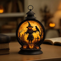 Halloween Scarecrow Pumpkin Lantern 万圣节稻草人南瓜灯笼