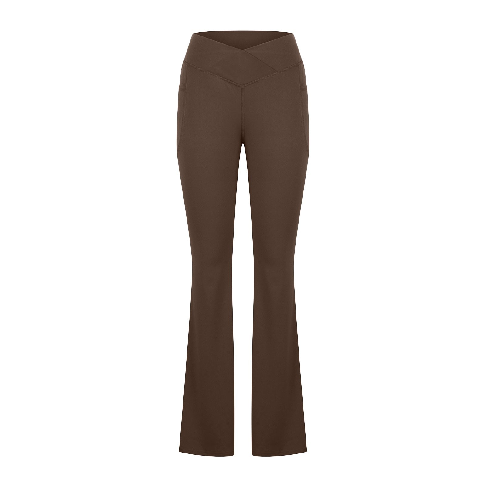 Women's Daily Fashion Solid Color Full Length Pocket Flared Pants display picture 27