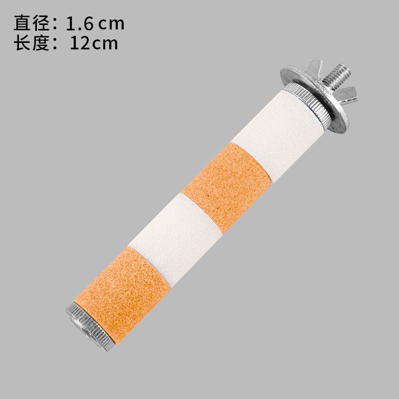 주황색 흰색 - 길이 12cm, 직경 1.6cm