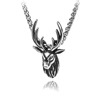 Double-sided necklace, fashionable pendant for beloved suitable for men and women, European style