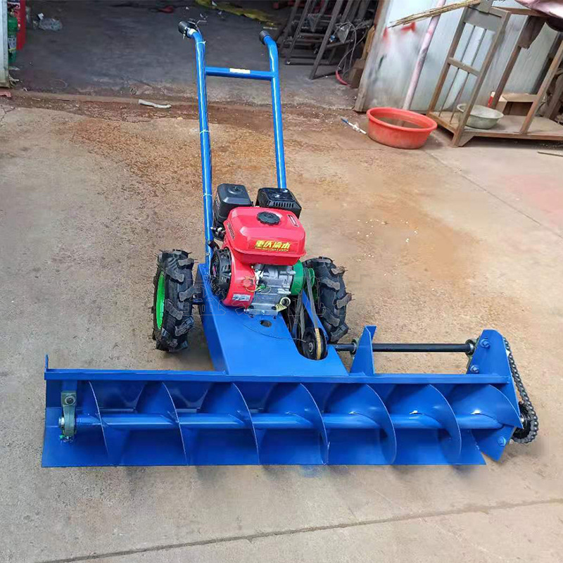 手扶式智能推雪机 燃油式耐用铲雪机厂区公园自走式除雪机