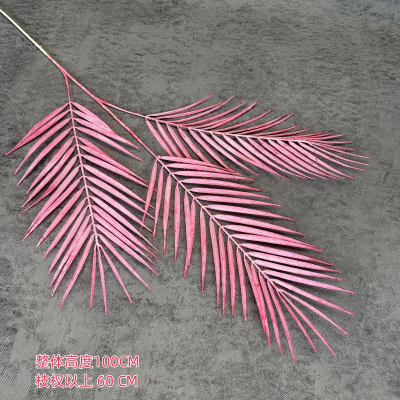 느슨한 꼬리 잎-로즈 레드