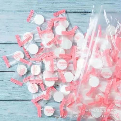 Factory direct sales 500 capsules compressed facial mask candy mask spa beauty salon pure cotton disposable ghost facial mask hydrating