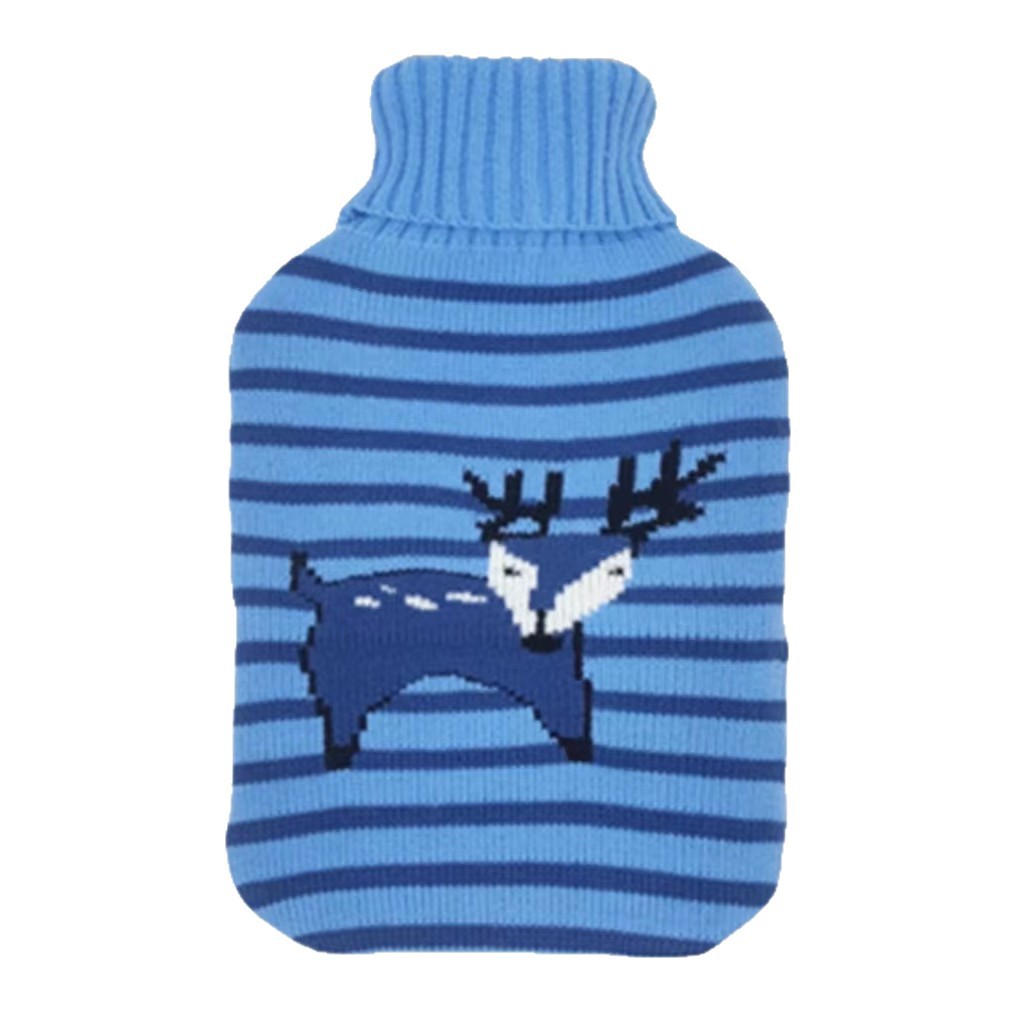 Suministro directo de fábrica cubierta de lana bolsa de agua caliente tejido de lana jacquard bolsa de agua caliente cubierta dormitorio bolsa de agua caliente Decoración