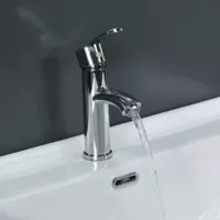 Смеситель для раковины, горячая и холодная вода, смеситель из нержавеющей стали Septwolves, смеситель для раковины с одним отверстием, смеситель для ванной комнаты, прямая продажа с фабрики