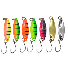 批發新品彩色柳葉馬口亮片2g多色路亞餌假餌魚餌硬餌翹嘴