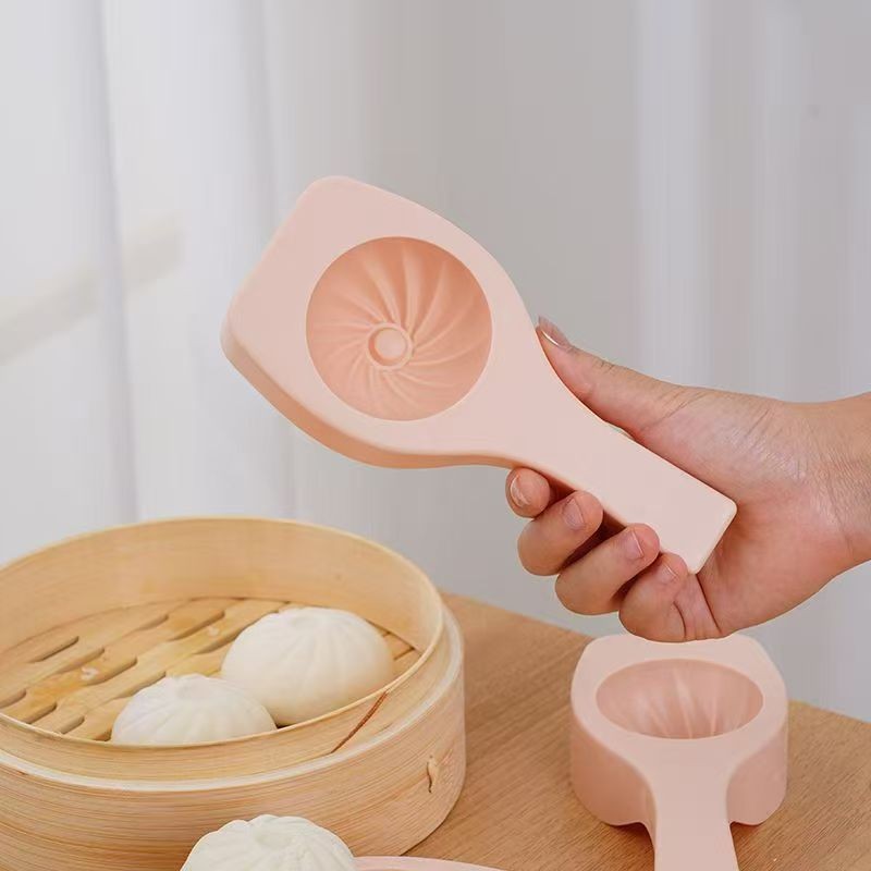 Molde de bollos al vapor hechos a mano, herramienta de bolsa de desayuno de patrón, molde de bollos al vapor, bolsa de verduras al vapor, herramienta de pastelería de pasta multifuncional