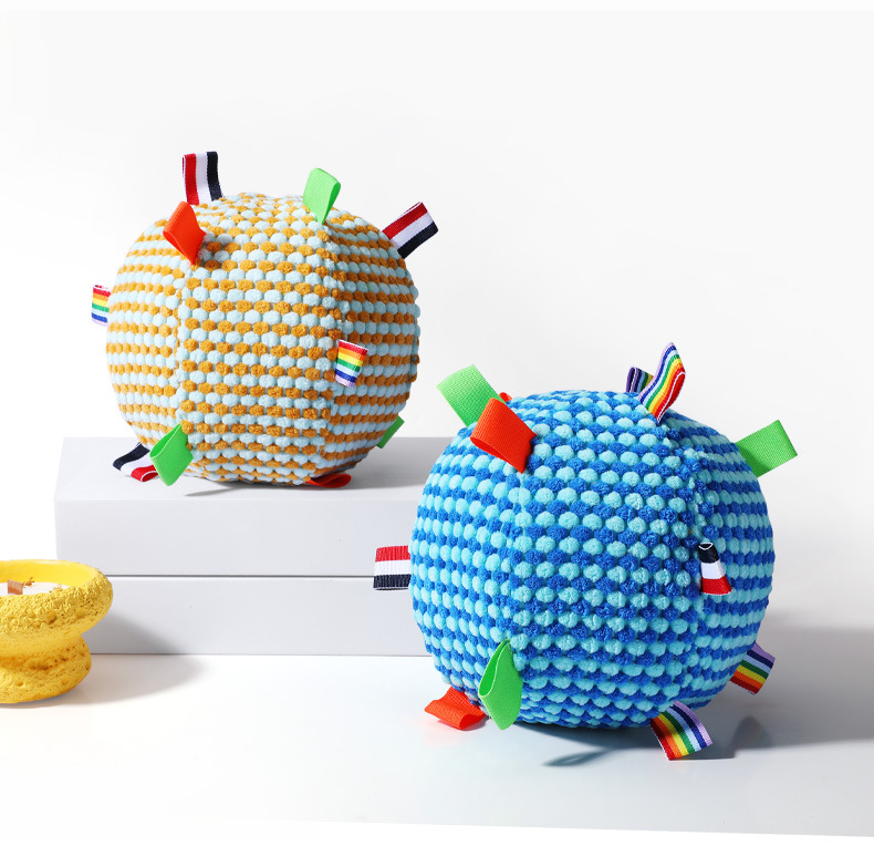 Balle à mâcher durable et roulante pour chiens et chats jouet_voghion.com