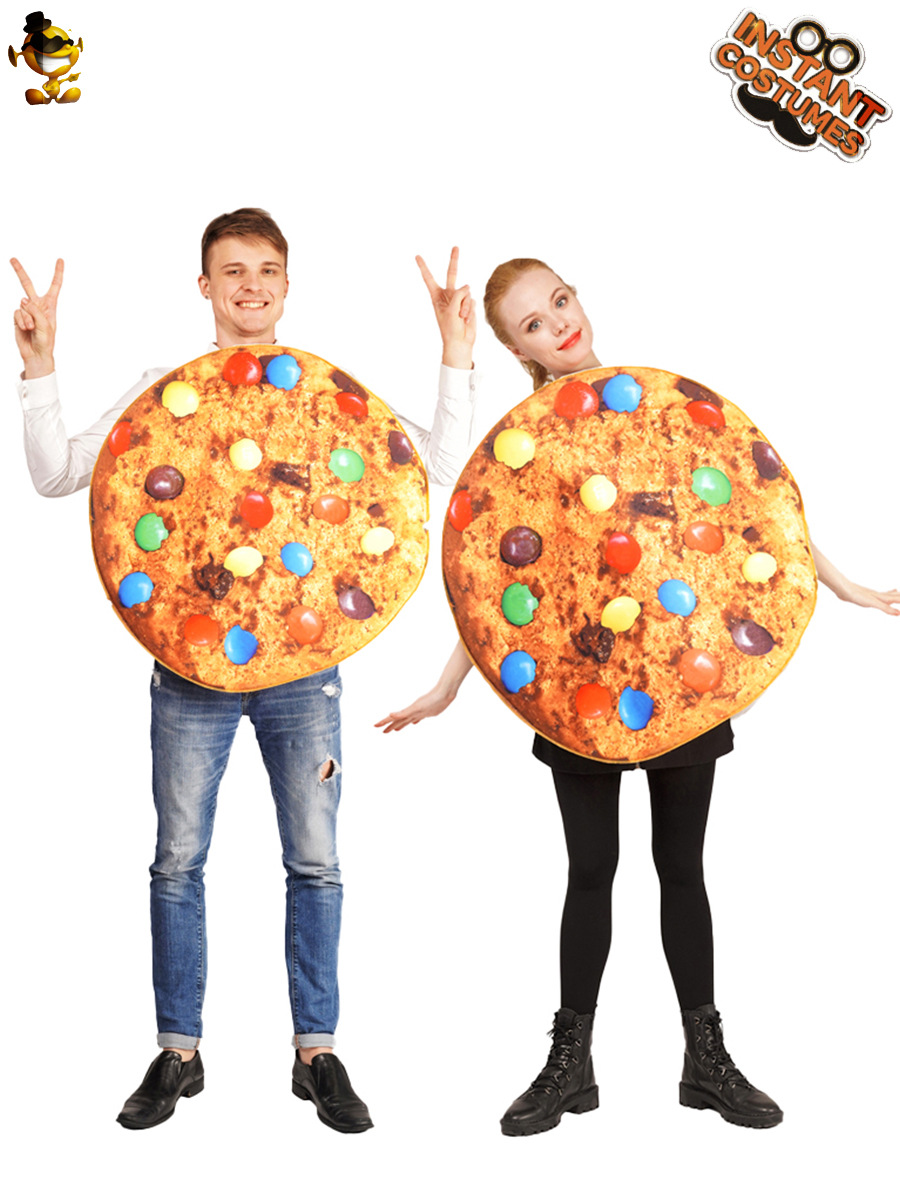 Adulto cookie rendimiento traje Halloween Masquerade Cosplay etapa juego fiesta traje