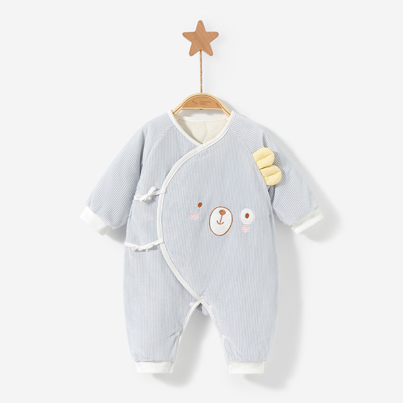 Mono para bebé recién nacido, ropa cálida acolchada de algodón fino para otoño e invierno, para niños y niñas, mono de 0 a 3 meses, traje para gatear, ropa para bebé recién nacido.