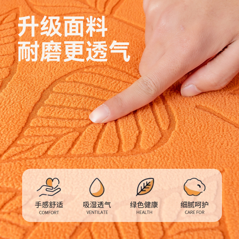 Funda para silla con doble reposabrazos curvada para uso doméstico, funda gruesa de jacquard para taburete, funda elástica universal para silla de comedor de restaurante.