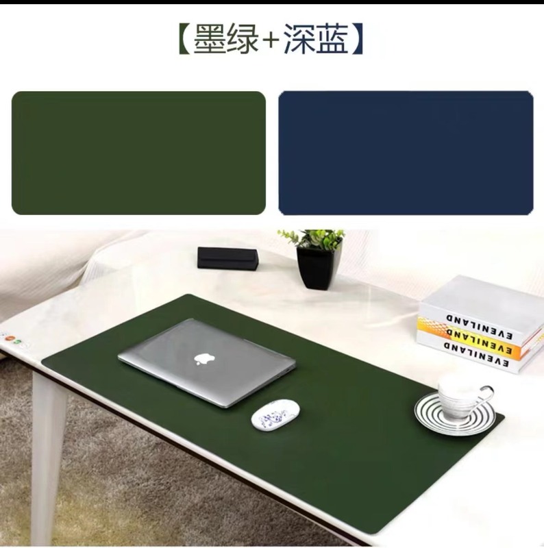 工場卸売り加工両面2色革マウスパッド超大型コンピュータデスクパッドpu皮マウスパッドオフィスパッド|undefined