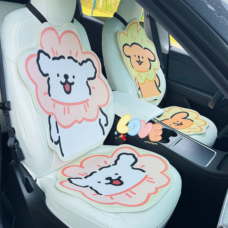 Line Puppy Plaid Car Seat Cushion Car Cushion Neck Pillow Four Seasons Neutral Car Interior Supplies Line Puppy Plaid Car Seat Cushion Car Cushion Neck Pillow Four Seasons Neutral Car Interior Supplies