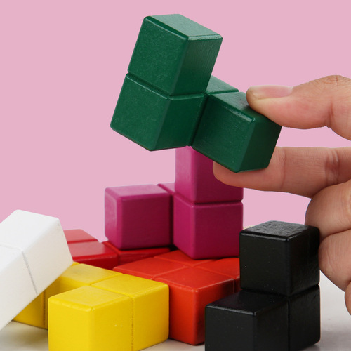 Pandora Rubik's Cube building blocks Soma Cube children's space thinking block educational toy Luban block magic box