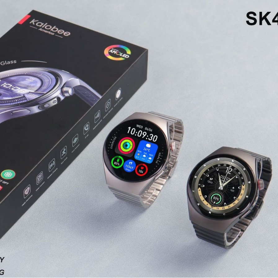 kalobee 新款sk45pro watch5外观智能手表通话运动跨境蓝牙心率