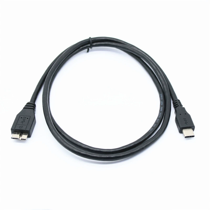 Кабель данных Type-C к Micro B для мобильного жесткого диска USB3.1 Type-C на 3.0, медная сердцевина