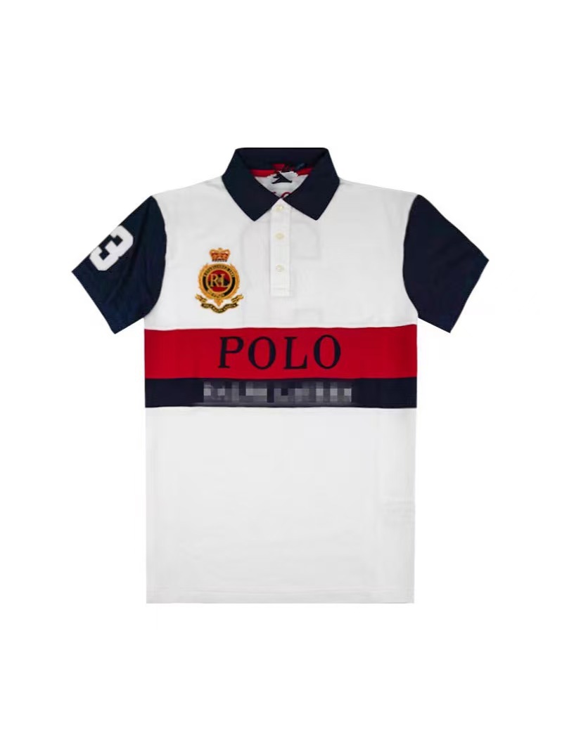 Polo solapa el mismo estilo todo-fósforo nuevo estilo simple hombres y mujeres manga corta verano