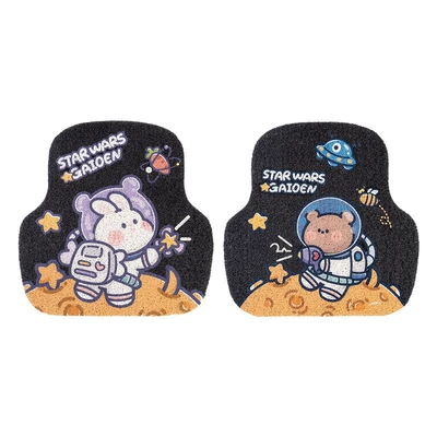 Four Seasons universal car mat: Avtomobil döşəmə paspasları - astronaut-couple-back-two-front-row-size-495645-rear-row-size-diameter-495