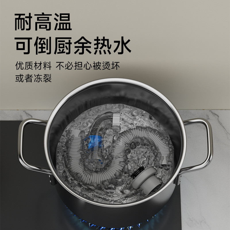 厨房洗菜盆下水管配件全套单槽洗碗洗菜池水槽下水器套装防臭通用|undefined
