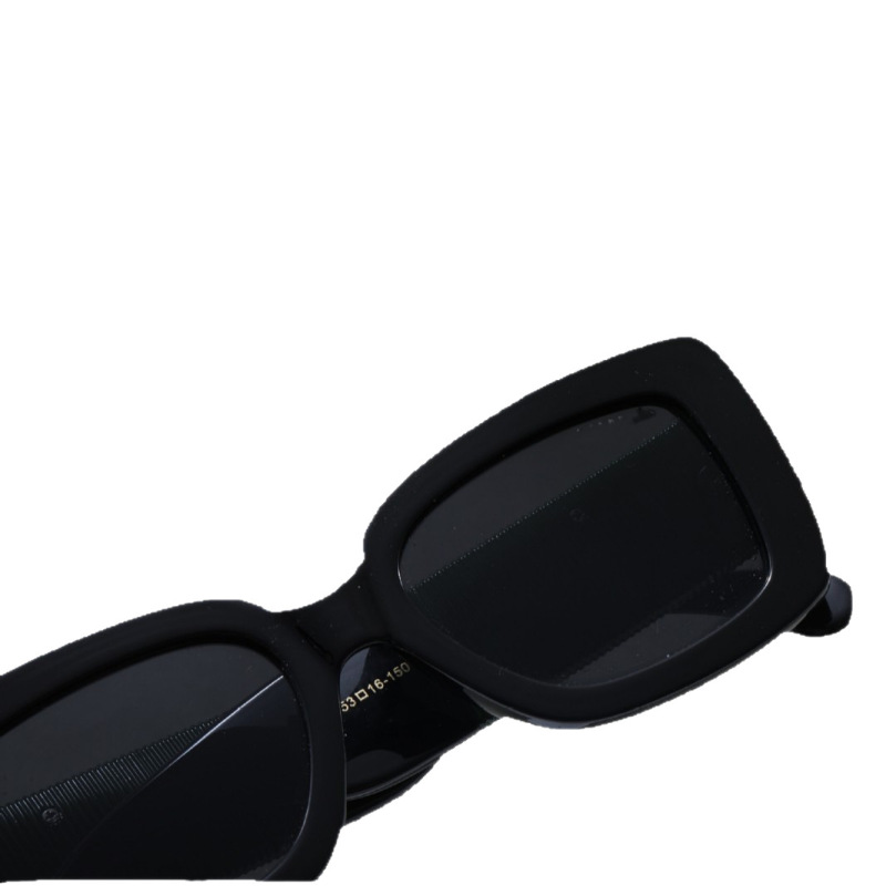 时尚小香家欧美潮墨镜男女同款太阳镜矩形复古造型sunglasses|undefined