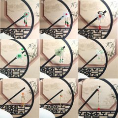 Hairpin with chopsticks, ancient-style lazy simple hairpin, minimalist hair tying and pigtailing device for women, new Chinese style qipao Hanfu temperament hair clip