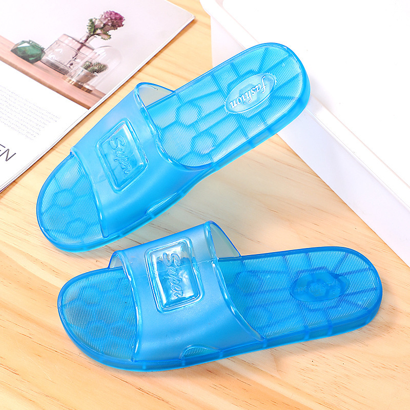 【臭わない】男性用サンダル、夏用浴室用ホーム用熟成ゴム家庭用入浴用滑り止め防臭クリスタルスリッパ女性用|undefined