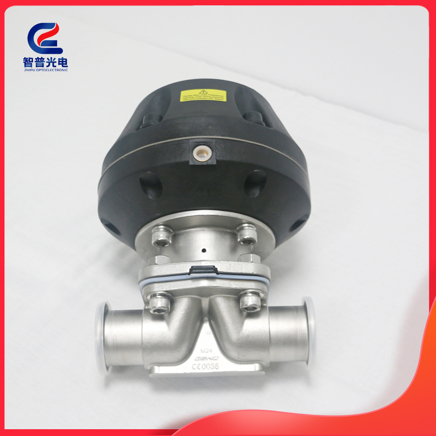 GUME盖米原装气动金属两位两通隔膜阀687级不锈钢双作用角座阀