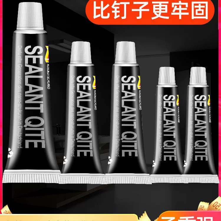 Клей без гвоздей Прочная клейкая настенная плитка Структурный клей без гвоздей для туалета Водонепроницаемый бытовой клей для стекла