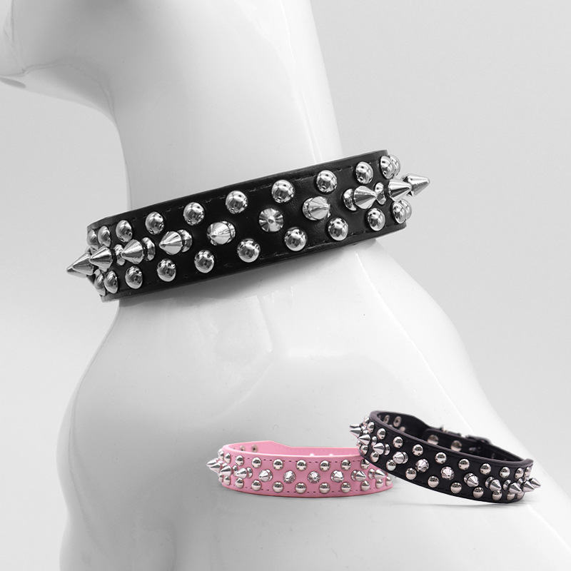 Collar para mascotas Puppy Orange Collar para mascotas Cuello de cuero Táctico para perros Accesorios para perros Collar para perros Grandes Accesorios para perros