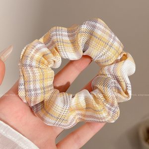 El encaje francés doble anillo de cabello de intestino grueso femenino de alta calidad cuerda de cabello de pelo de ballet dulce Meisen tocado de cabello