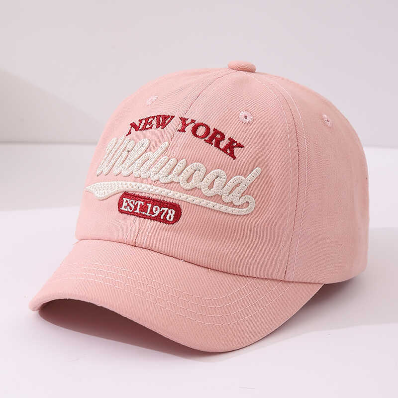 Sombreras de béisbol coreanas para niños primavera y otoño retro letras coreanas bordadas varones y niñas caprichos de boca de pato