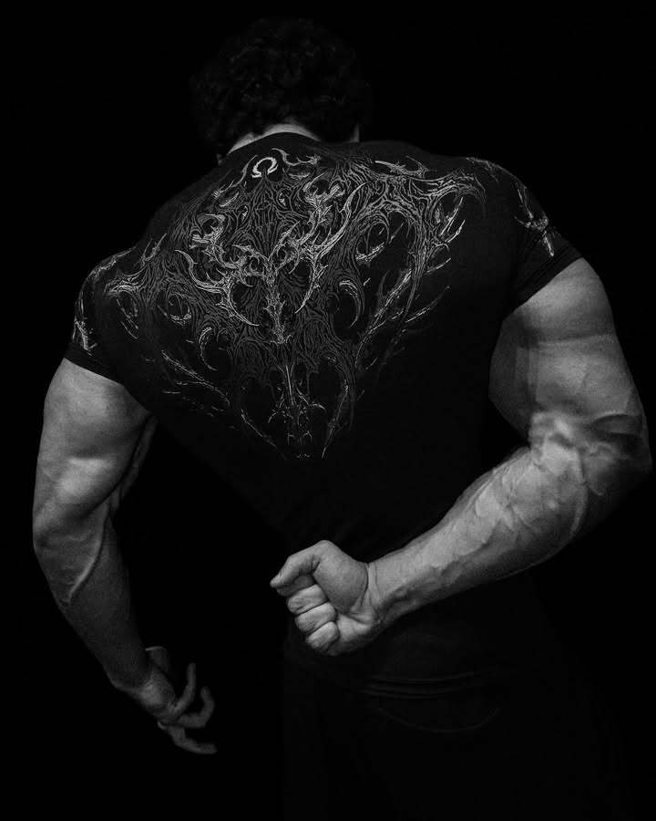 Breathedivinity Trendy Dark Style Men's T-shirt Sports, Fitness, Cycling, And Basketball, Exclusively For Cross-border 008_viptrois.com