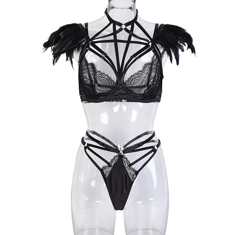 Caged Angel Lingerie set - Luxiaa - Sexy womens Lingerie