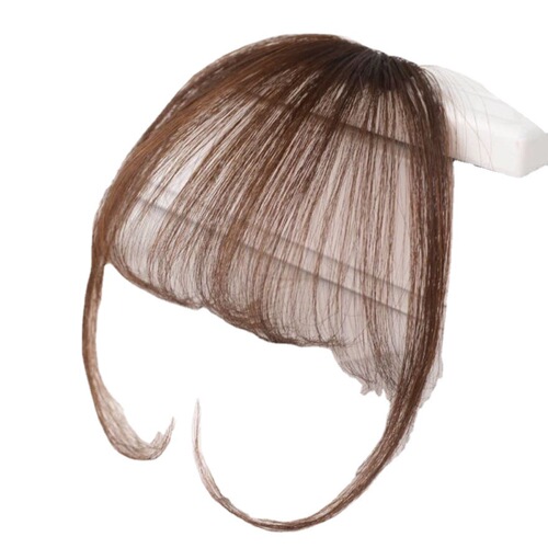 Air fake bangs wig female Internet celebrity real hair natural Qi Liu Hai invisible trend wig piece Korean wholesale