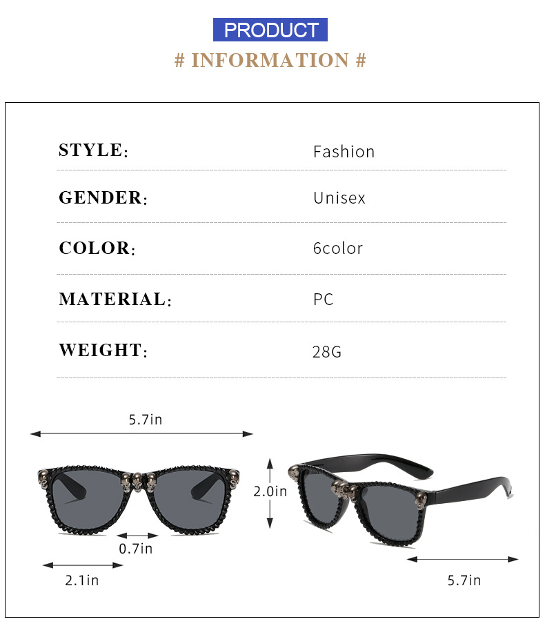 IG Style Color Block Ac Toad Glasses Full Frame Women's Sunglasses display picture 3