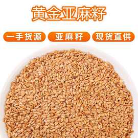 黄金亚麻籽生亚麻子亚麻仁可榨油非熟高亚麻酸胡麻籽秋麻籽中药材