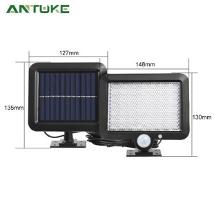 Cross-Border solar human body induction lamp outdoor split garden lamp charging wall lamp garage lighting street lamp