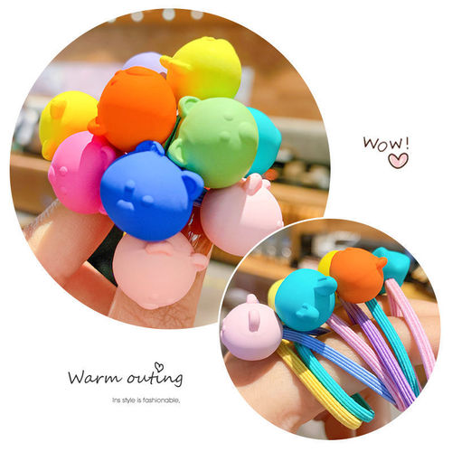 Baby Hairband for Girls Children Hair Ties No Damage to Hair Good Elasticity Girls Hair Ties Hair Circles Head Accessories for Girls Hair Accessories