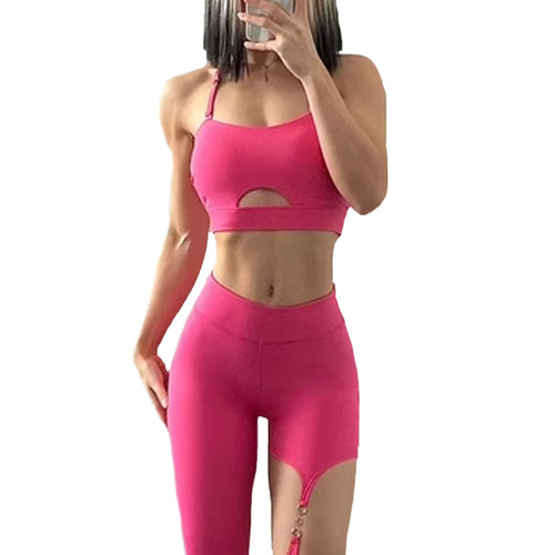 Cutout-style sexy pants, new collection—quick-drying running and yoga wear with high waist, perfect for Pilates, butt-lifting workouts, and easy to style.